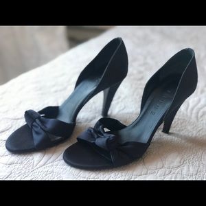 Stunning Celine Satin Peep Toe Heels